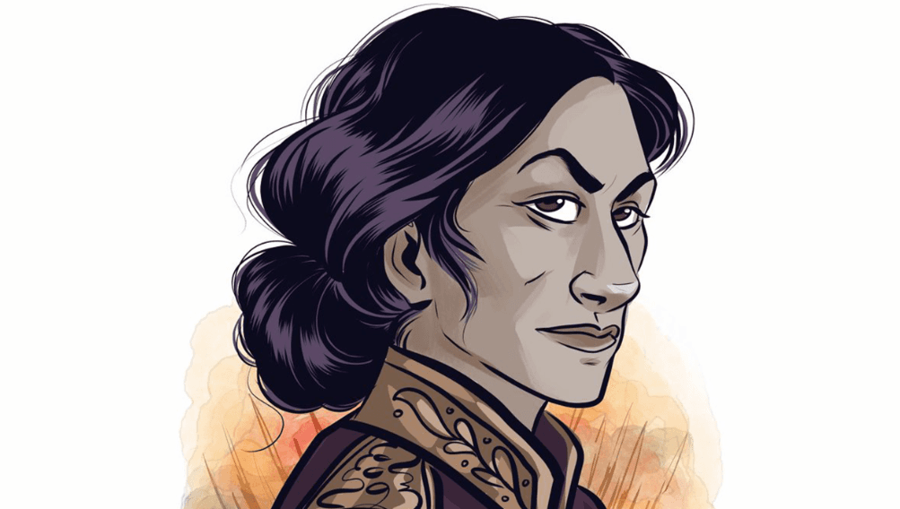 Juana Azurduy, entre flores y espadas