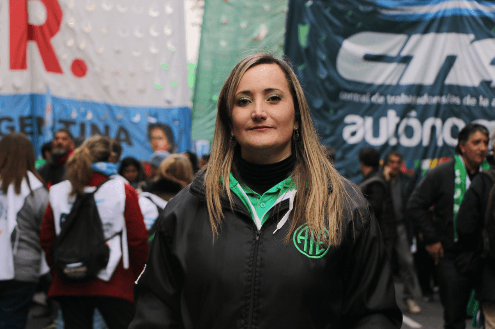 María Mercedes Cabezas, en lo más alto del sindicalismo estatal