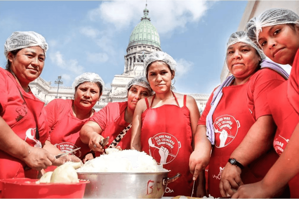 Se presentó el proyecto de Ley para el reconocimiento salarial de las cocineras comunitarias
