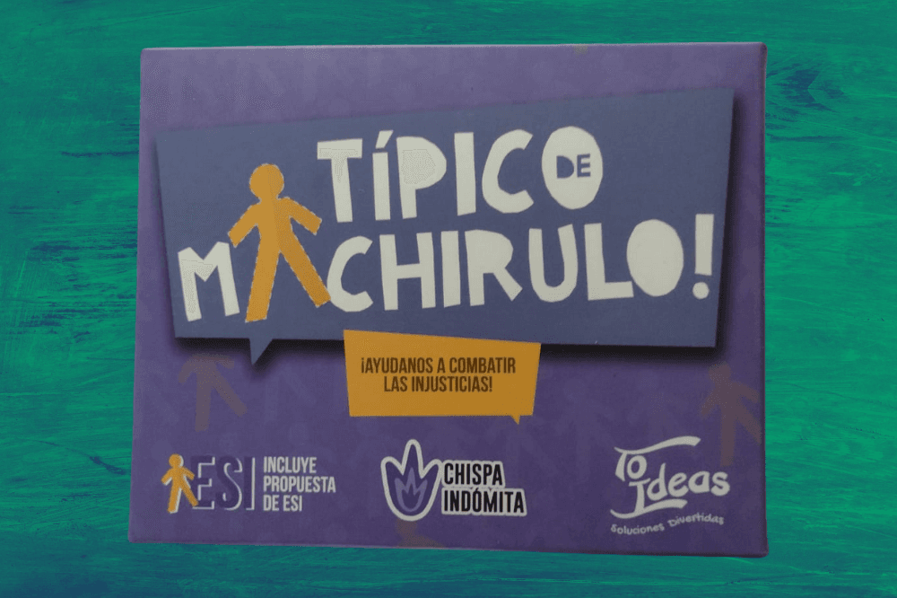 "Típico de machirulo", un juego para repensar las masculinidades