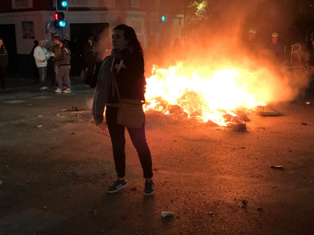Chile en lucha y un fuego que crece
