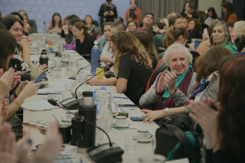 Una asamblea feminista en la Cámara de Diputados para defender las políticas de género